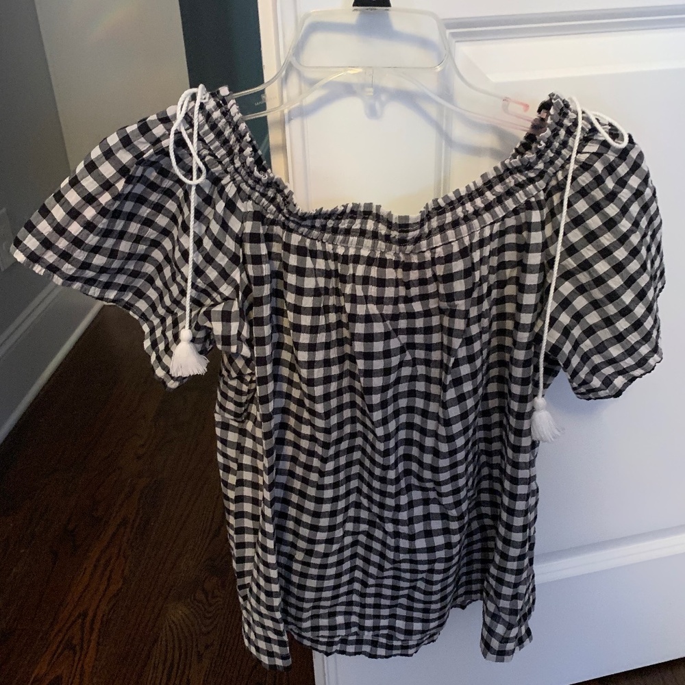 Loft off the shoulder top